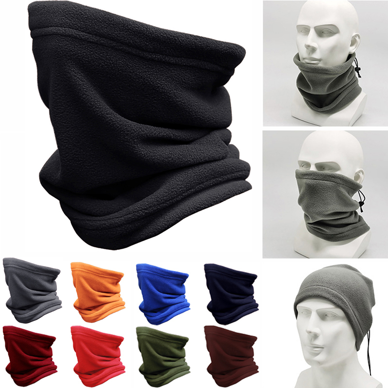 Neck Gaiter Fleece - Kış boyun isıtıcı erkekler kadınlar termal