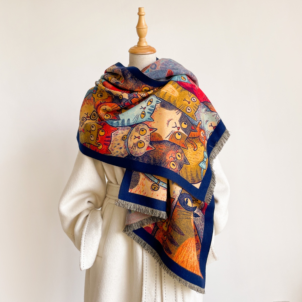 Baskılı Eşarp Paşmina Şal Başö - Cashmere Pashmina Wrap incelemesi ve fiyatı