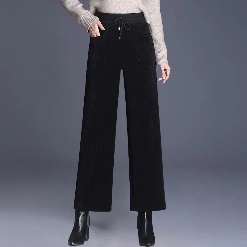 Sonbahar kış kadife geniş baca - Corduroy Pant Warm incelemesi ve fiyatı