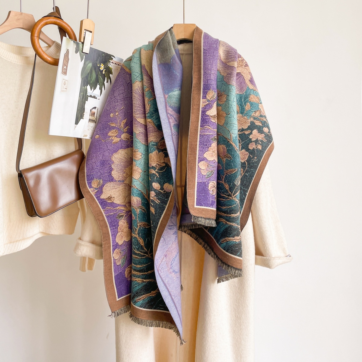 Kadın Kaşmir Eşarp Bandana Baş - Cashmere Pashmina Wrap incelemesi ve fiyatı